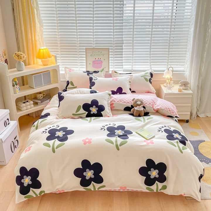 Floral Printed Duvet Cover Set