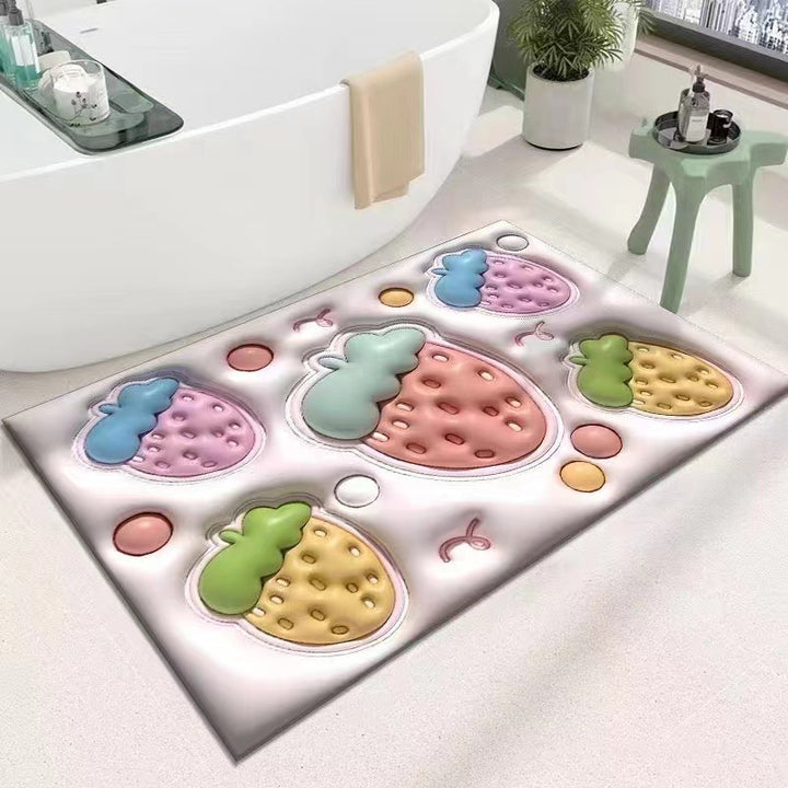 Cute Cartoon Cat Shape Bath Mat Stornfield