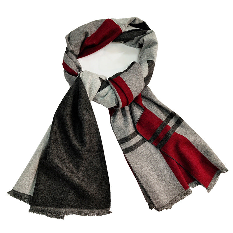Ladies Elegant and Warm Scarf with Geometric Pattern Stornfield