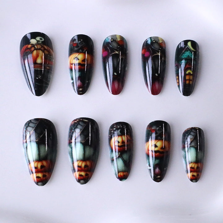 Halloween-Themed 3D Nail Art Stornfield