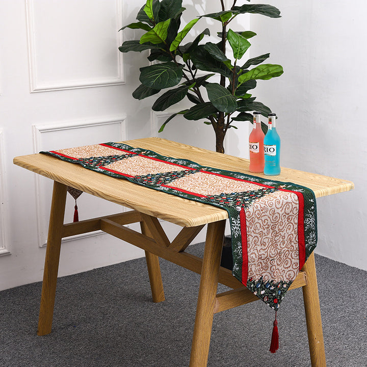 Christmas table runner with reindeer motif Stornfield