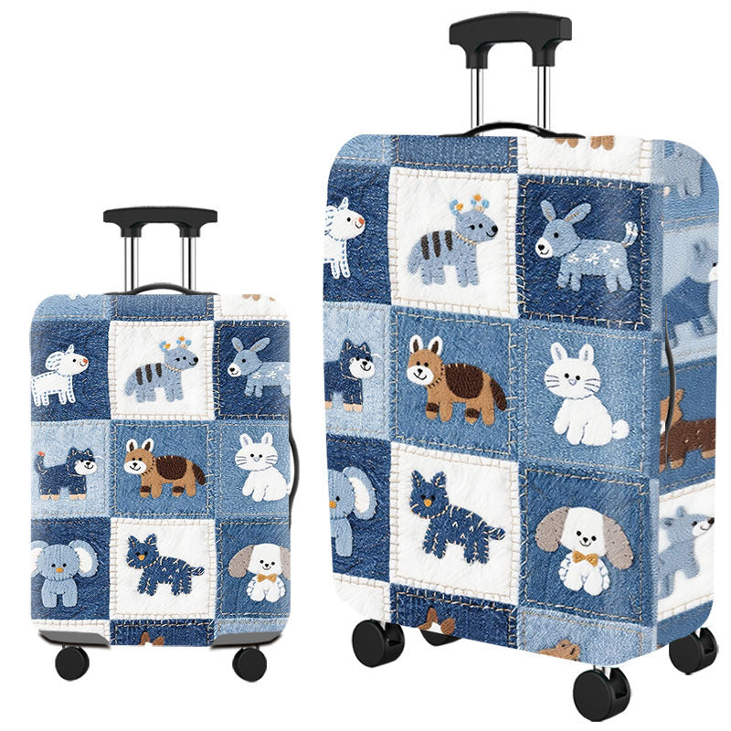 Tropical Leaf Print Hard Shell Luggage Stornfield