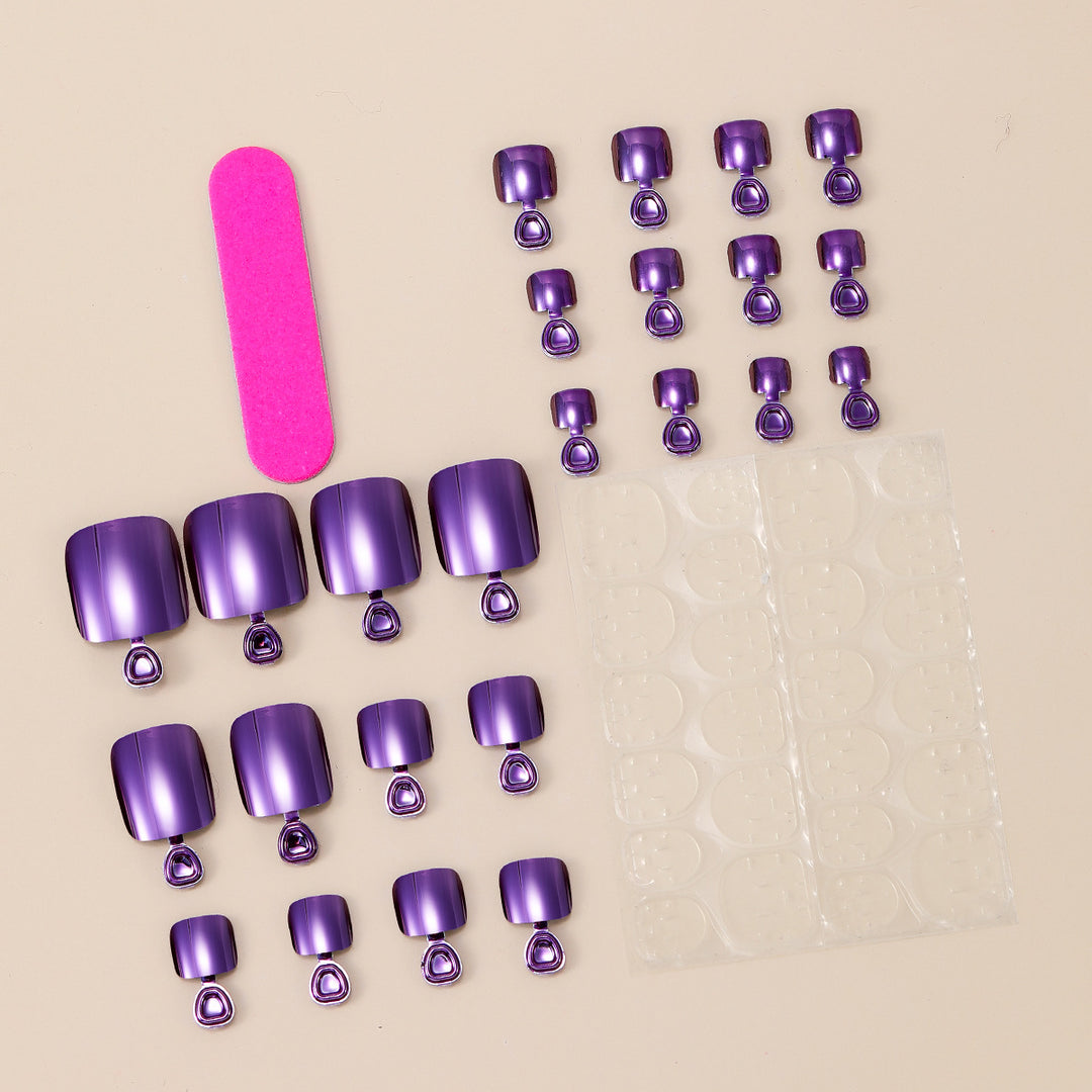 Glossy Gel Toenail Art Extensions Stornfield