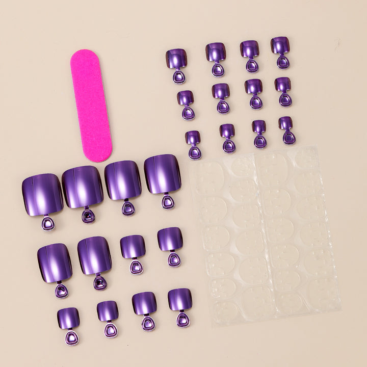 Glossy Gel Toenail Art Extensions Stornfield