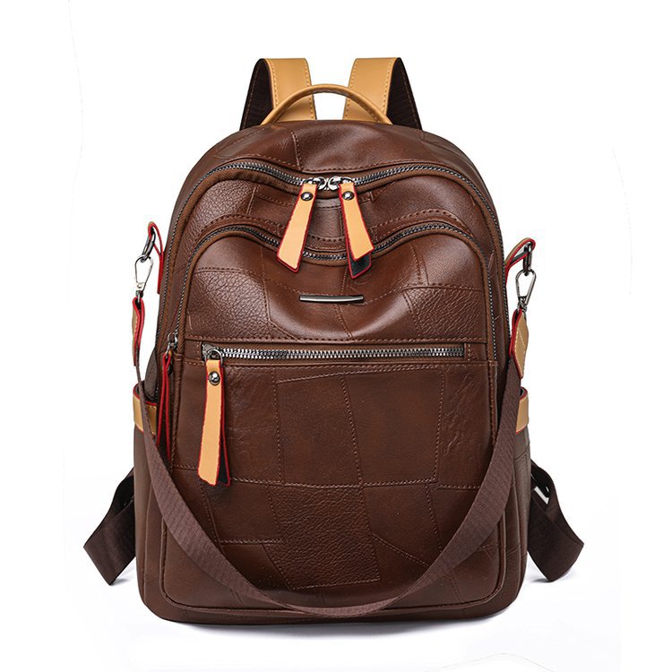 Versatile Multi-Functional Leather Backpack Stornfield