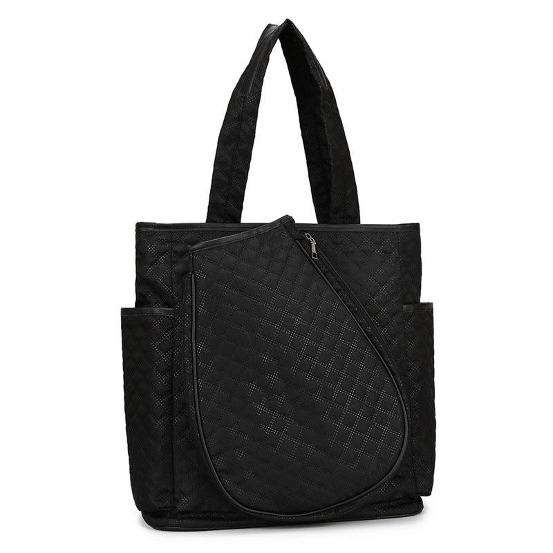 Quilted Multi-Pocket Tote Bag Stornfield