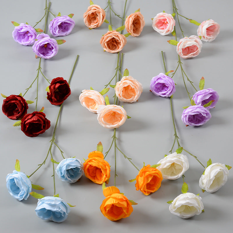 Elegant Faux Flower Stem Decoration