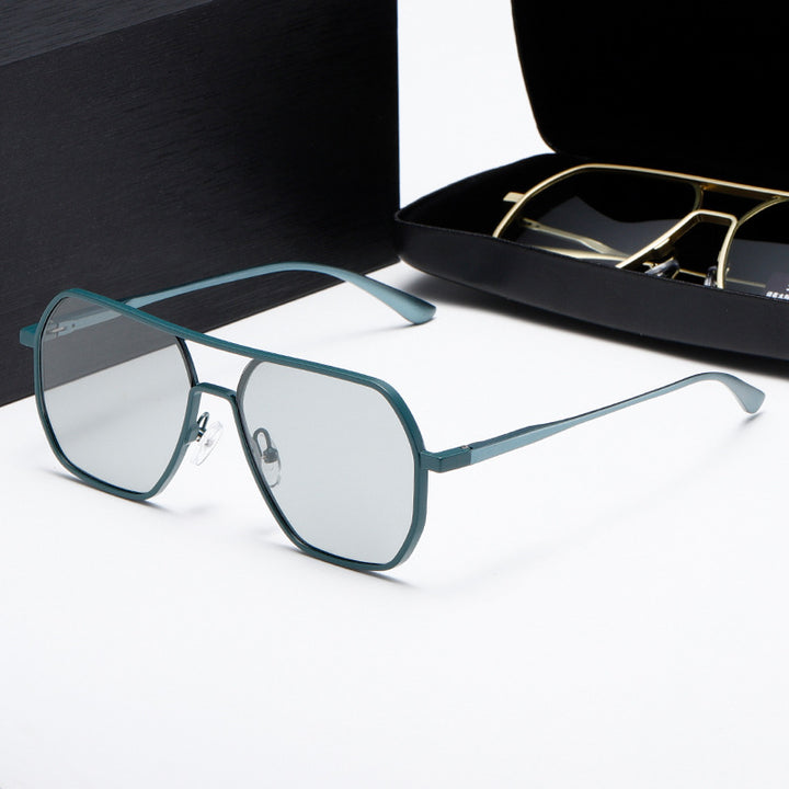 Women's innovative fashionable sunglasses with rectangular frame Stornfield