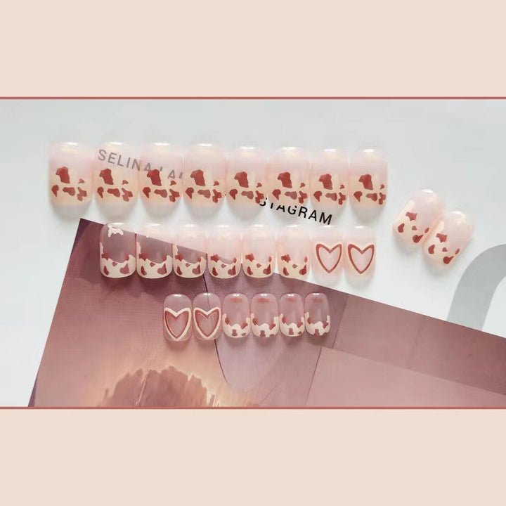 Artistic nail art with heart design Stornfield