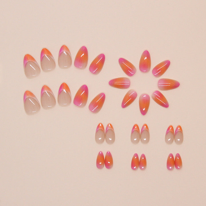 Ombre Pointed Nail Tips Stornfield