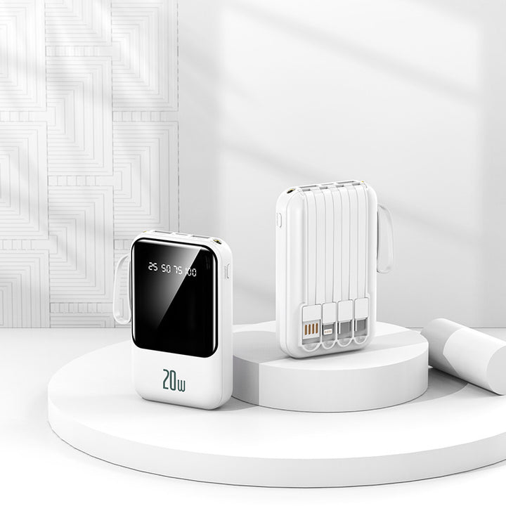 Portable power bank with state-of-the-art charging display and fast USB-C connection Stornfield