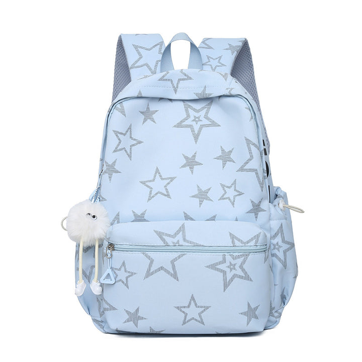 Star-Embellished Casual Backpack Stornfield