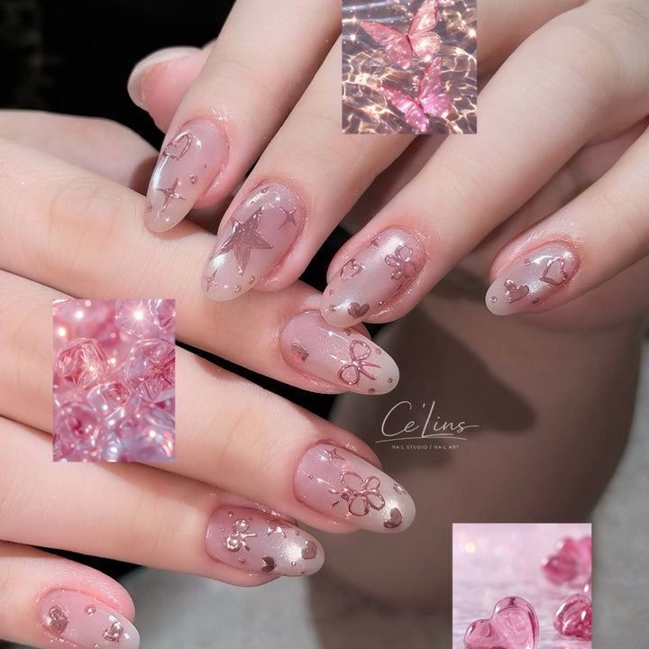 Artistic Decorative Press-On Nails Stornfield