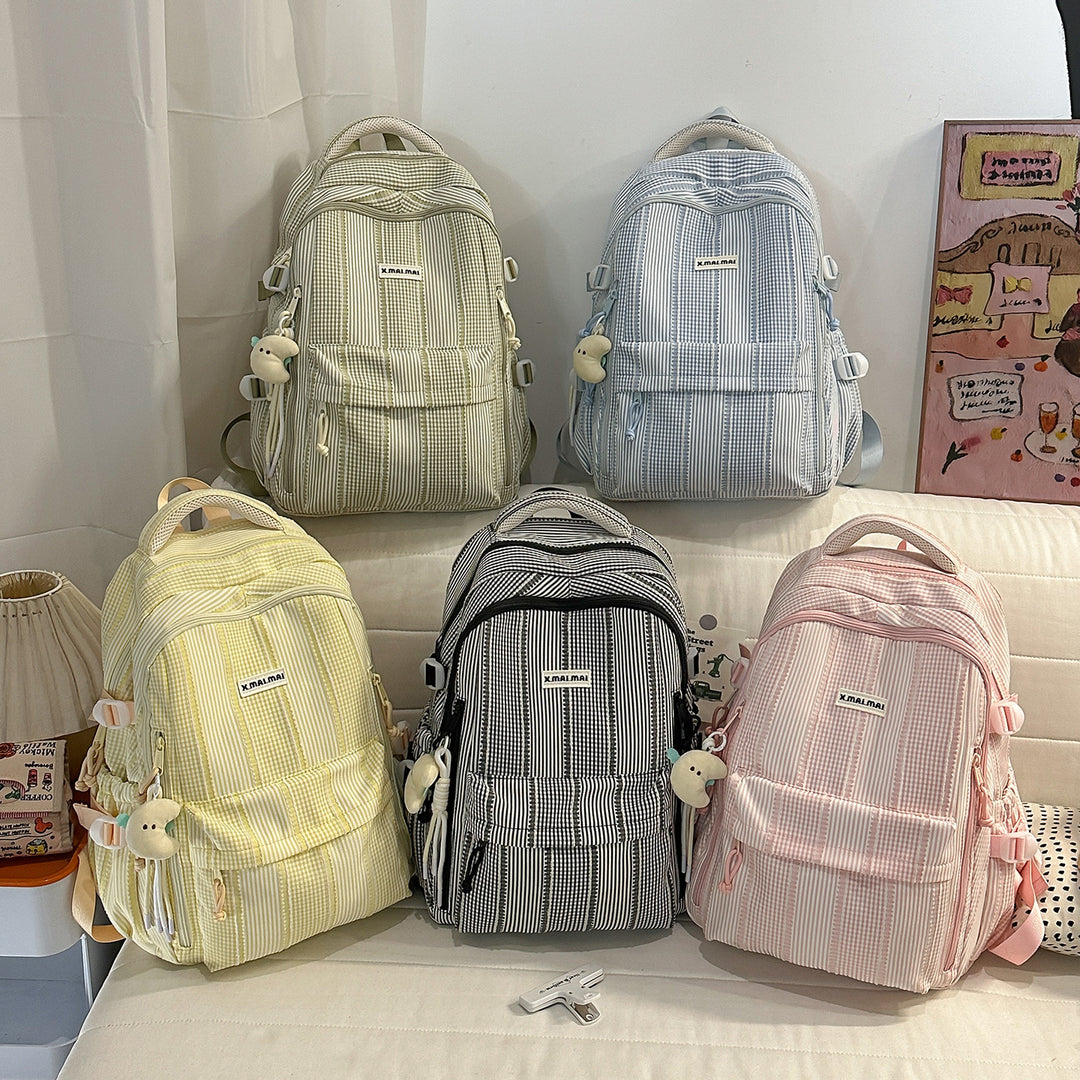 Modern Striped Backpack Stornfield