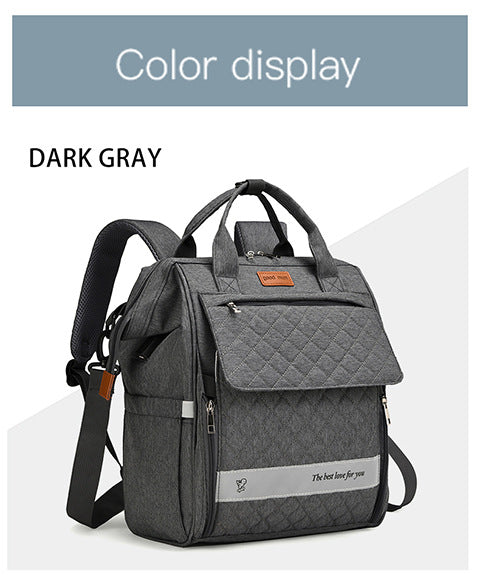 Quilted Multi-Purpose Backpack Stornfield