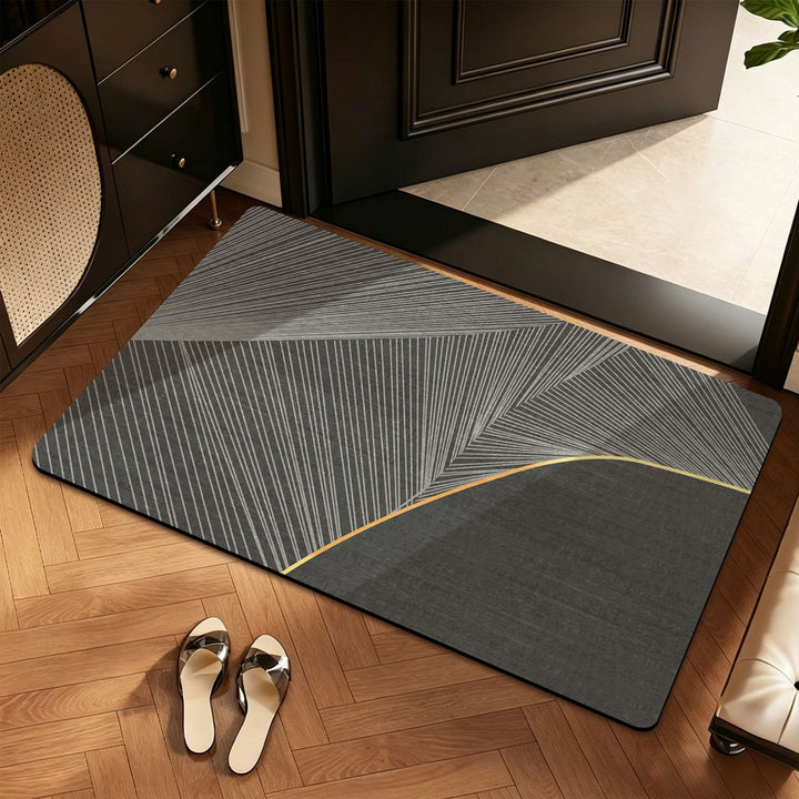 Geometric Abstract Bath Mat Stornfield
