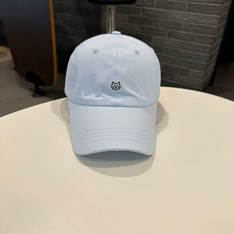 Women's Casual Cat Embroidered Baseball Cap Stornfield