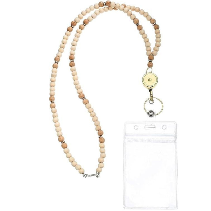 Beaded ID Badge Lanyard Stornfield 178815*10mm8596