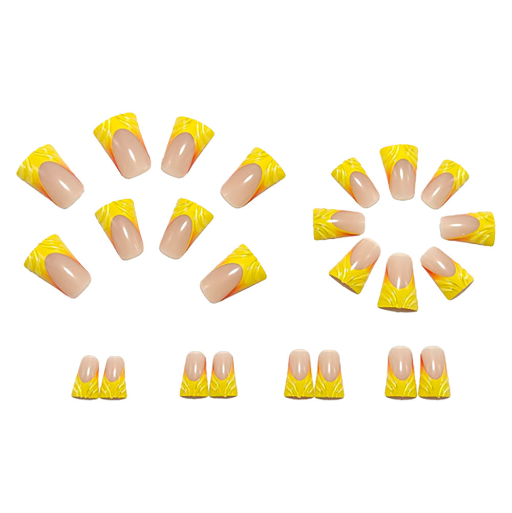 Artificial nails with creative waves design Stornfield