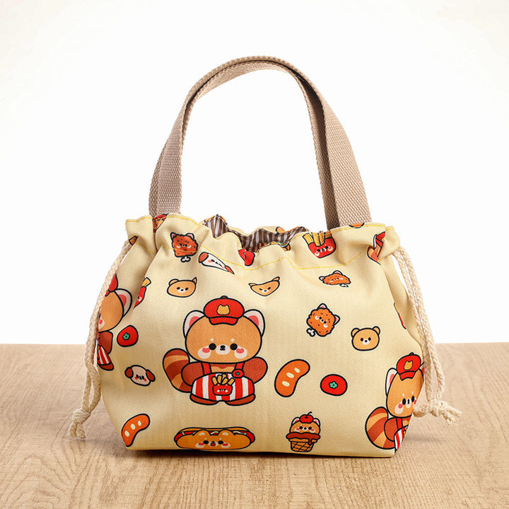 Drawstring Cat-Themed Storage Bag Stornfield