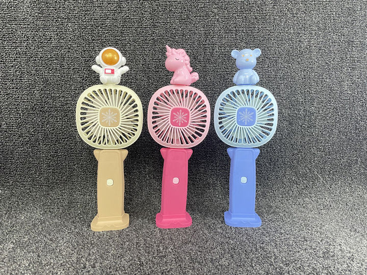 Unisex Portable Mini Hand Fan with Animal Figures Stornfield