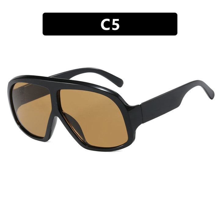 Ladies oversized sunglasses in fashionable tortoiseshell pattern Stornfield
