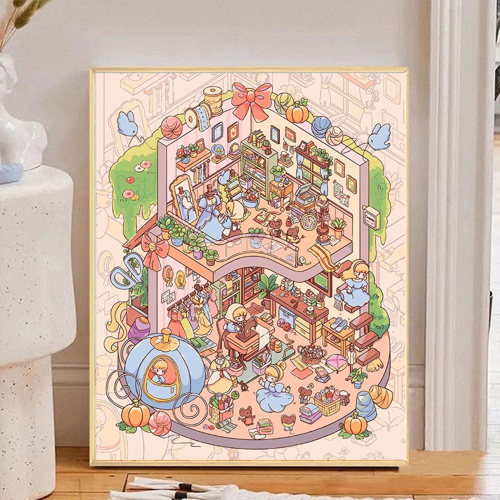 Whimsical Storybook Art Print Stornfield