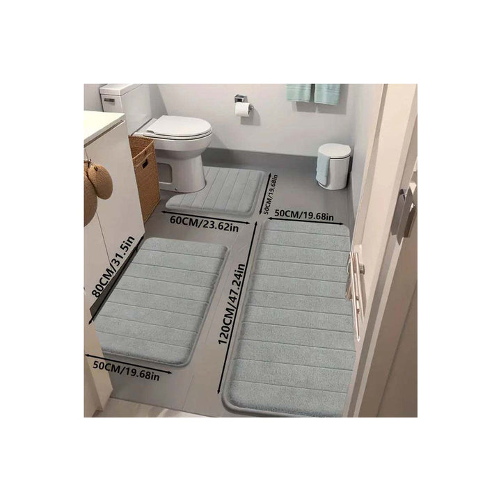 Memory Foam Bathroom Rug Set