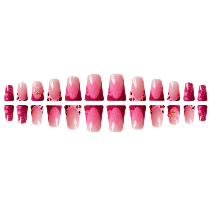 Floral Cat-Ear Design Press-On Nails Stornfield