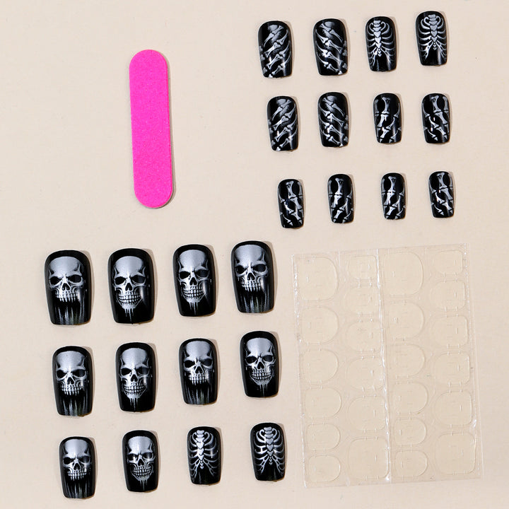 Gothic Skeleton Nail Art Set Stornfield