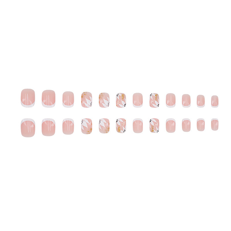 Artistic Press-On Nail Design