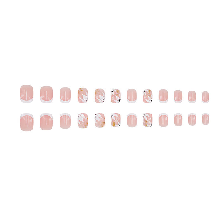 Artistic Press-On Nail Design