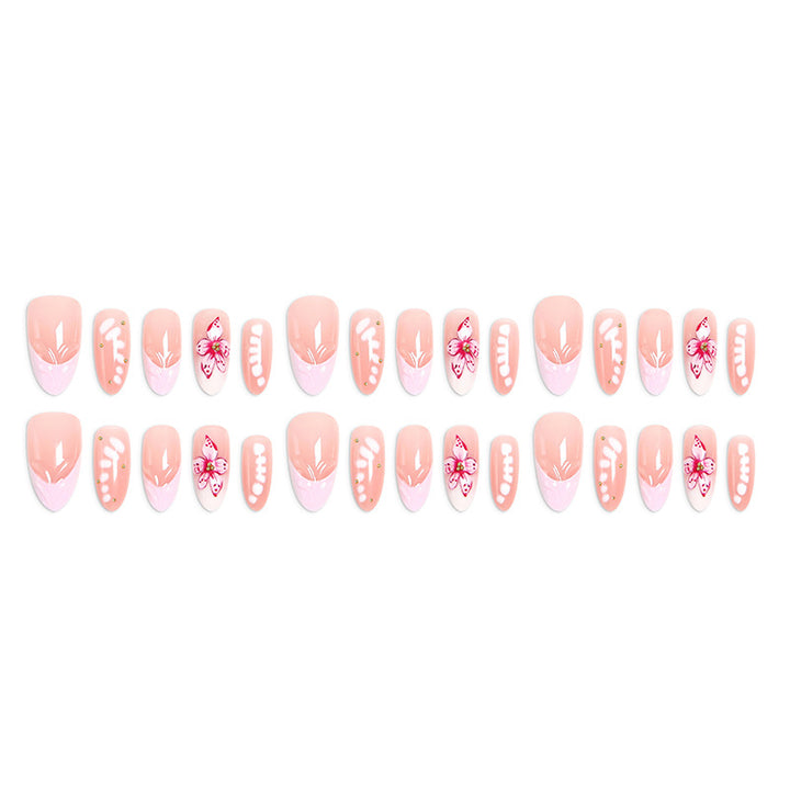 DIY Art Nail Set with Floral Accents Stornfield