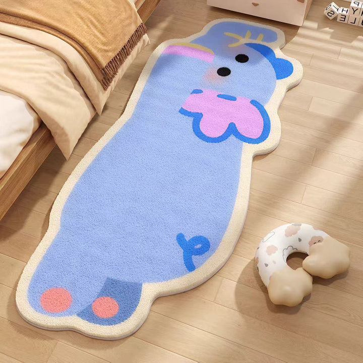 Cartoon Panda Character Area Rug