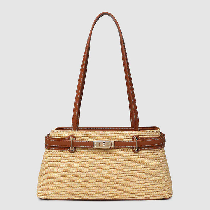 Chic Straw Tote