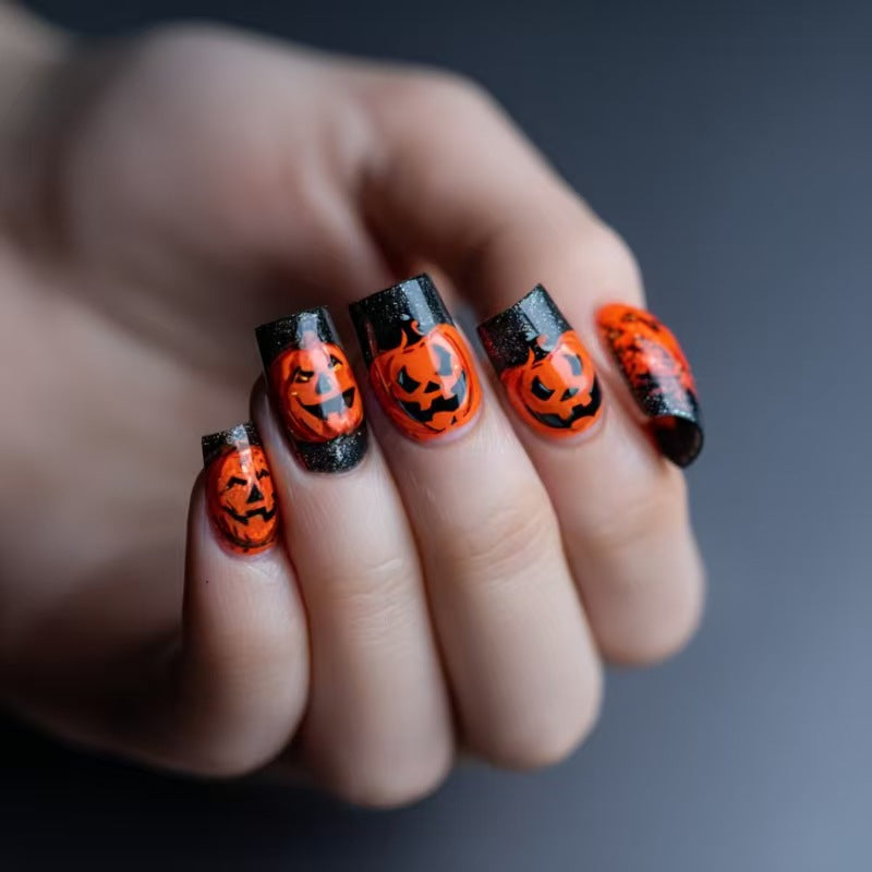 Halloween-Themed Nail Art