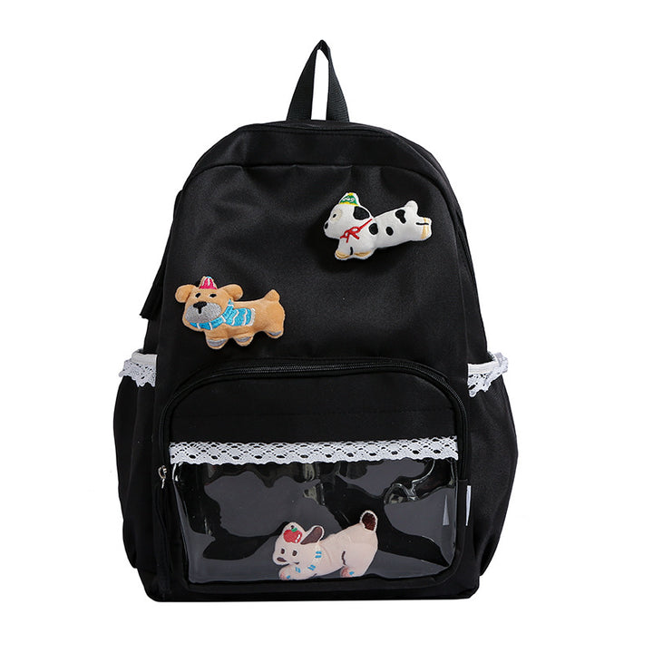 Cute Animal-Themed Embroidered Backpack Stornfield