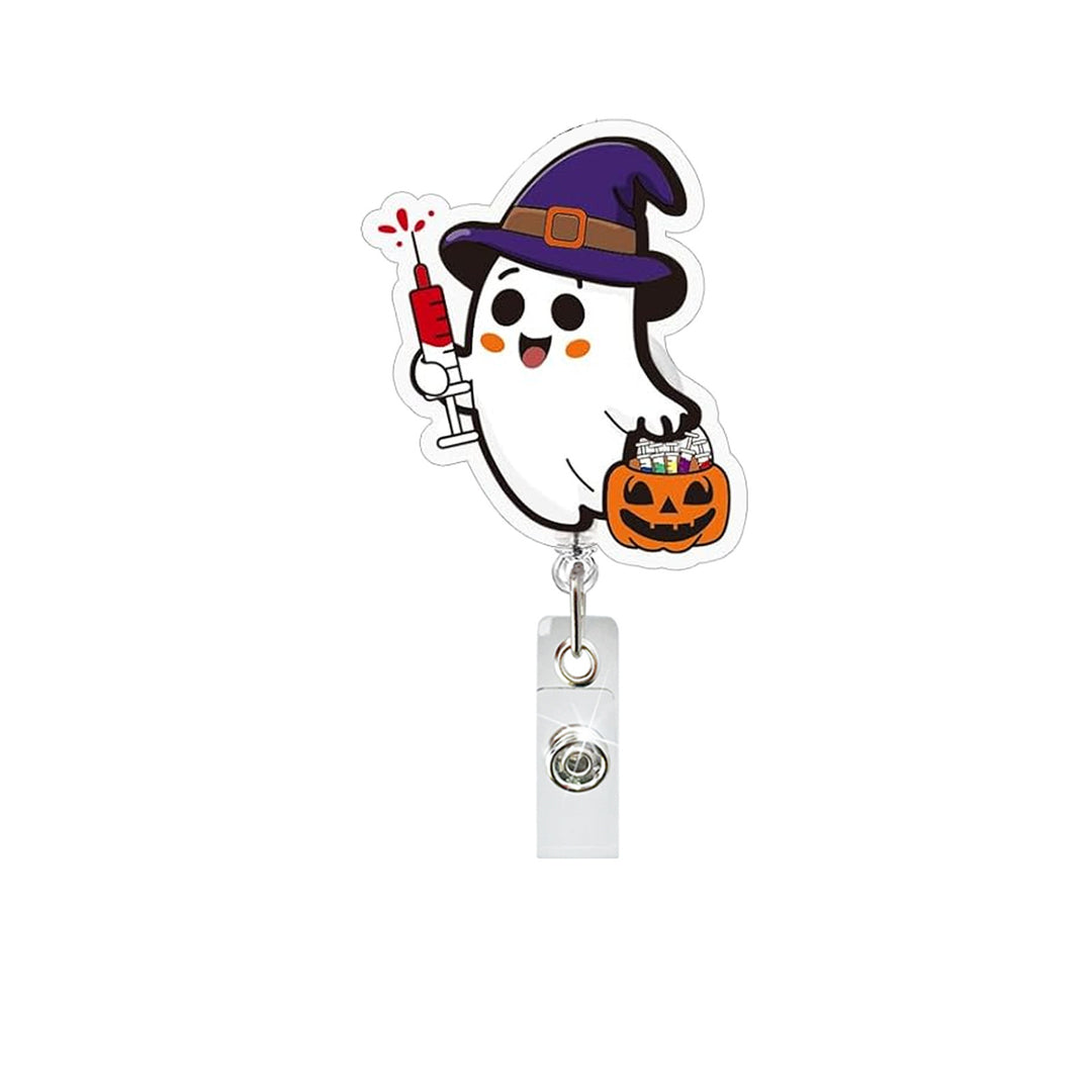 Expandable badge holder with anatomical heart pendant
