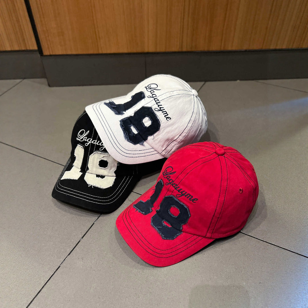 Men's Distressed Embroidered Baseball Cap Stornfield