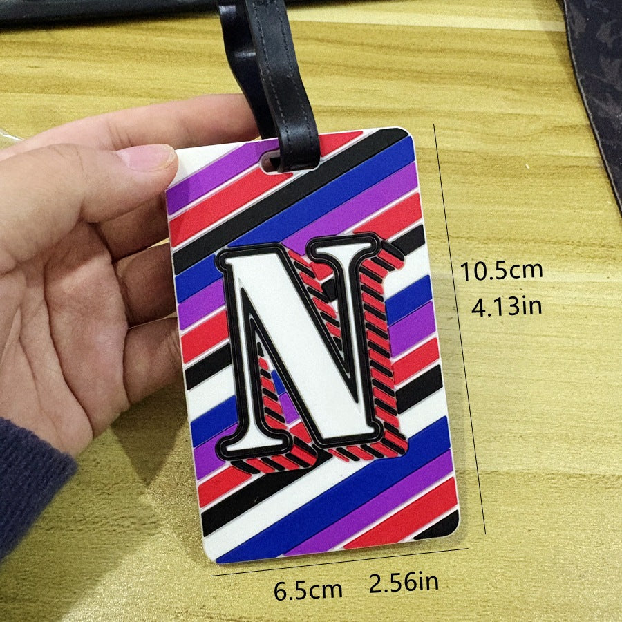 Playful Alphabet Luggage Tag Stornfield