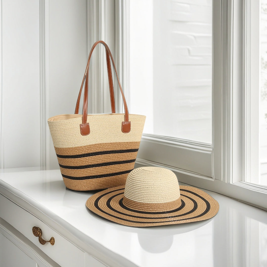 Beach bag and sun hat Stornfield
