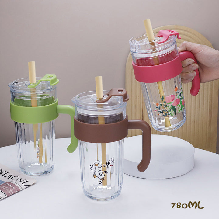 Ladies stable drinking cup with ergonomic handle and innovative silicone ring Stornfield