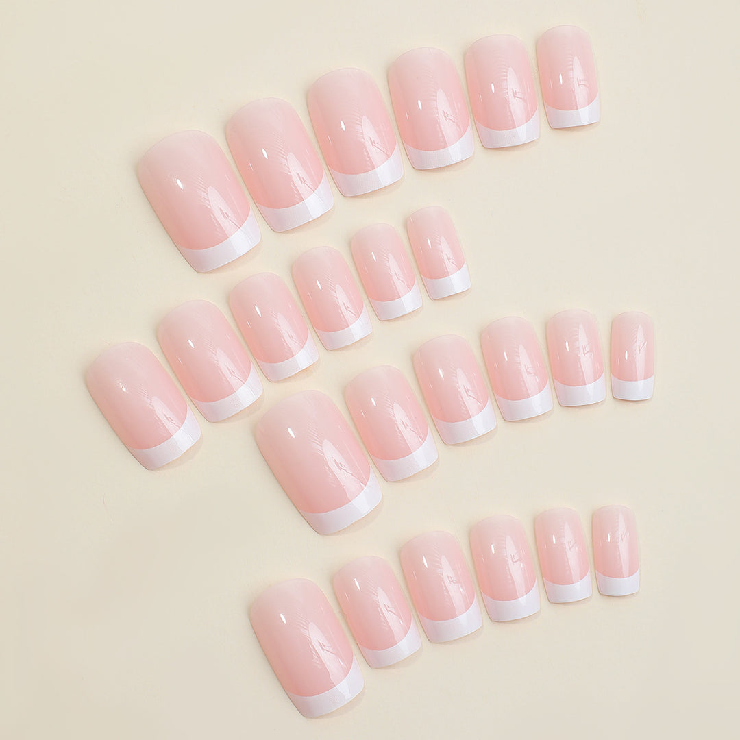 French Tip Press-On Nail Set Stornfield 1788495145