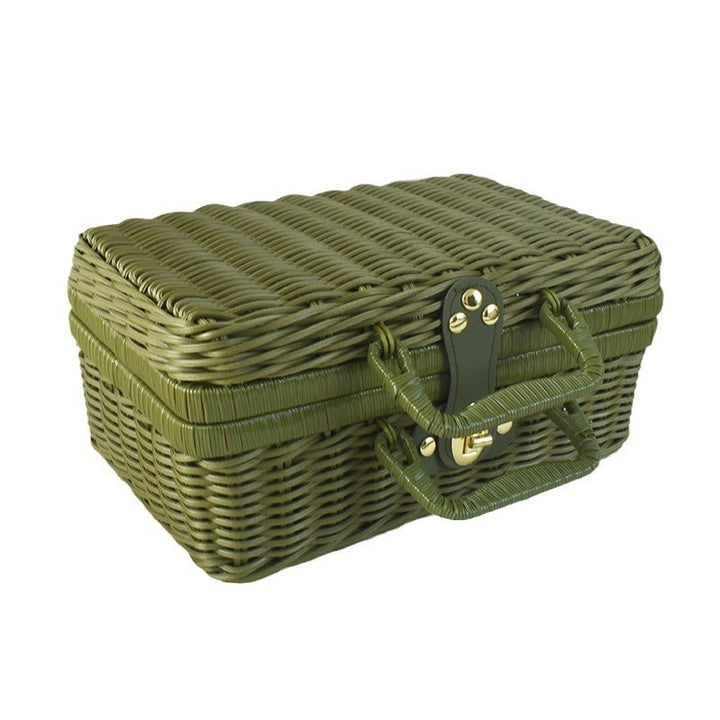 Handcrafted Wicker Storage Case Stornfield