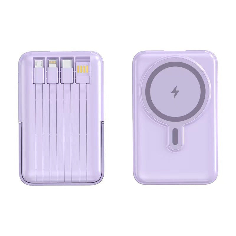 Powerbank with integrated charging cable and magnetic charging function Stornfield