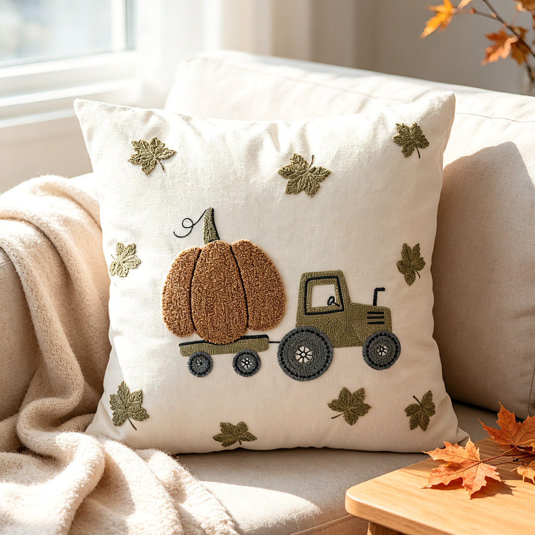 Decorative Pumpkin Throw Pillow