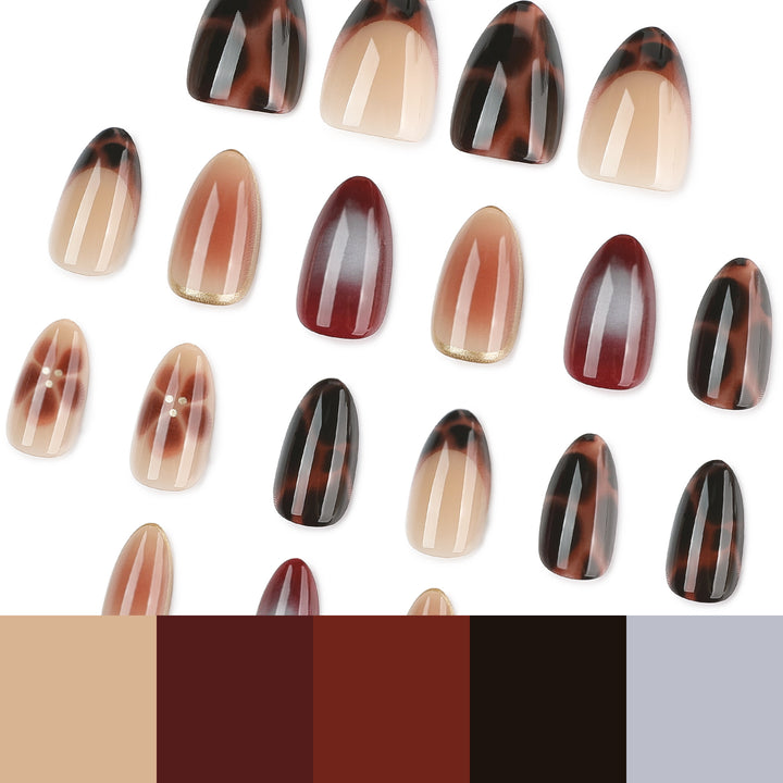 Glamorous acrylic stiletto nails with elegant glitter design Stornfield