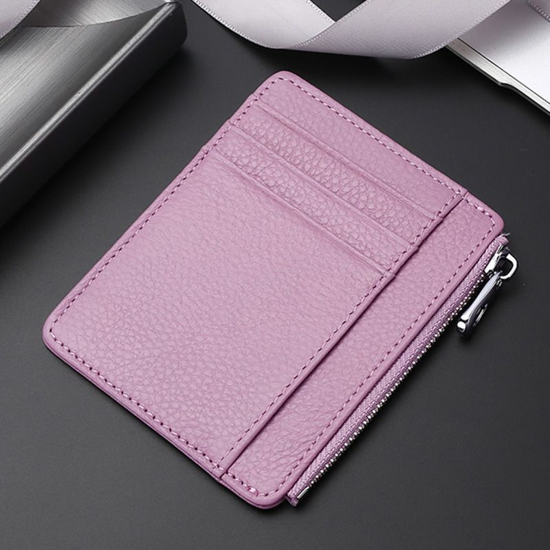 Luxury Leather Zippered Card Holder Stornfield