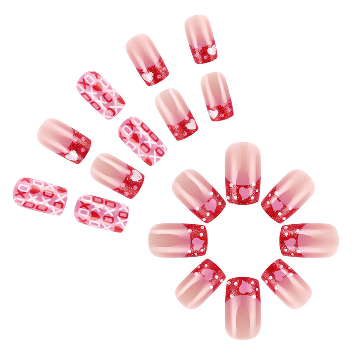 Romantic Themed Press-On Nail Set Stornfield