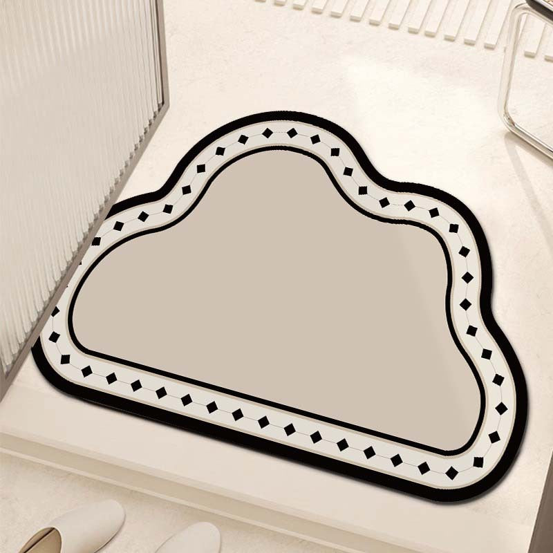 Decorative Cloud-Shaped Area Mat